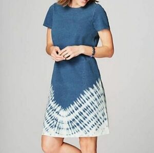 Pure Jill Indigo Midi Shift, 3X